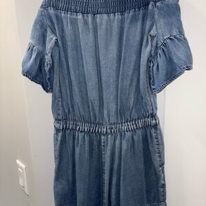 AllSaints Blue Denim Romper